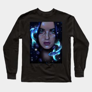 Pisces Constellation Long Sleeve T-Shirt